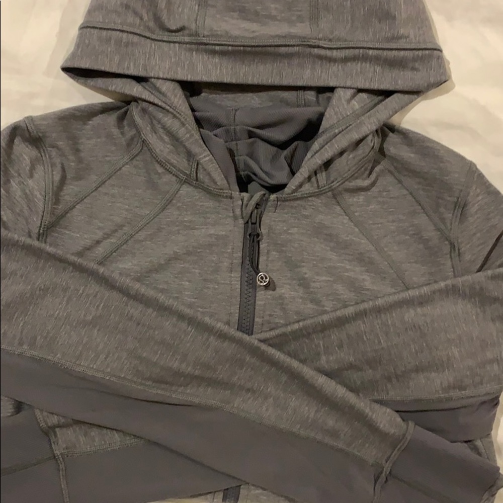 Lululemon long gray hoodie